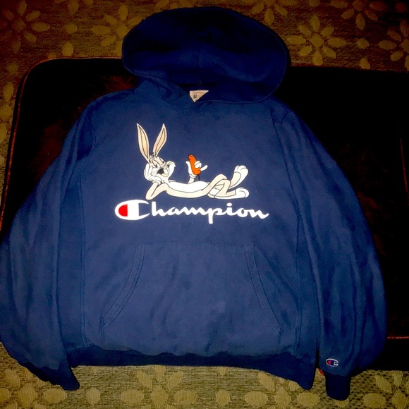 CHAMPION X TODD SNYDER BUGS BUNNY HOODY SIZE MENS LARGE